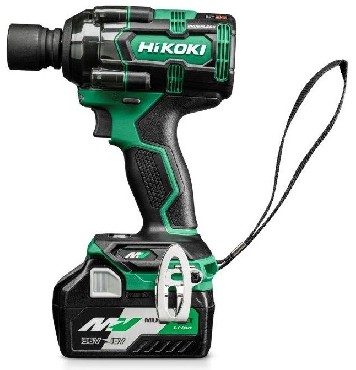 Akumulatorowy klucz udarowy HiKOKI (dawniej Hitachi) WR36DH WRZ BRUSHLESS - 2 akumulatory MultiVolt 18-36V/5.0-2.5Ah + walizka HSC