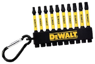 Zestaw bitw DeWalt Brelok EXTREME FlexTORQ - 10x Torx 57 mm