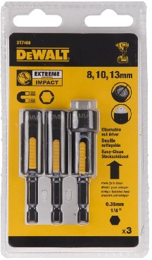 Zestaw bitw DeWalt Nasadki magnetyczne EXTREME Impact 8-10-13 mm