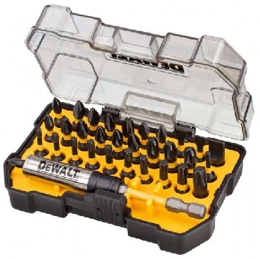 Zestaw bitw DeWalt ToughCase+ /TSTAK - bity udarowe FlexTORQ - 32 sztuki + uchwyt