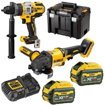 ZESTAW 18V DeWalt DCK2016T2T BRUSHLESS - 2 akumulatory FLEXVOLT 18-54V/6.0-2.0Ah