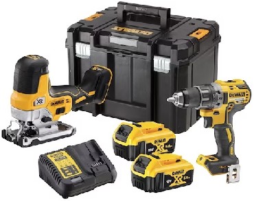ZESTAW 18V DeWalt DCK298P2T BRUSHLESS - 2 akumulatory 18V/5.0Ah