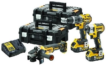 ZESTAW 18V DeWalt DCK384P2T BRUSHLESS - 2 akumulatory 18V/5.0Ah