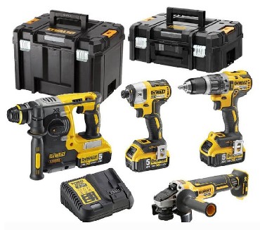 ZESTAW 18V DeWalt DCK422P3T BRUSHLESS - 3 akumulatory 18V/5.0Ah