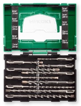 Zestaw wierte do motw SDS-plus HiKOKI (dawniej Hitachi) SDS-plus HSP - 10 sztuk