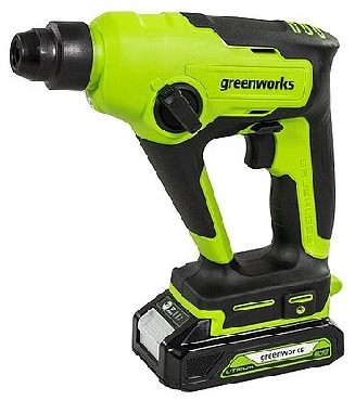 Akumulatorowa moto-wiertarka Greenworks 24V GD24SDS1 BRUSHLESS (bez akumulatora i adowarki)