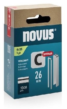 Zszywki Novus Zszywki typ C 4/26 - 1000 sztuk