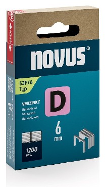 Zszywki Novus Zszywki typ D 53F/6 - 1200 sztuk