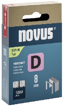 Zszywki Novus Zszywki typ D 53 F/8 - 1200 sztuk