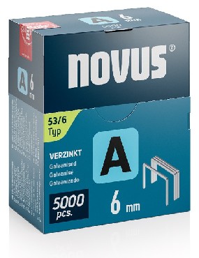 Zszywki Novus Zszywki typ A 53/6 super twarde - 5000 sztuk