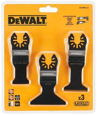 Osprzt do narzdzia wielofunkcyjnego DeWalt Zestaw do cicia - 3 sztuki