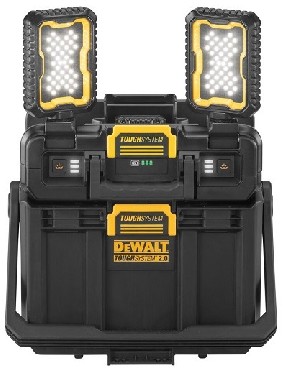 Skrzynka narzdziowa DeWalt Tough System 2.0 skrzynia z owietleniem (bez akumulatora i adowarki)