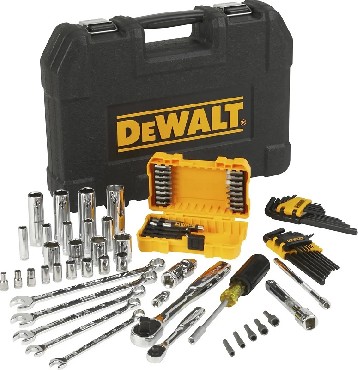 Zestaw mechaniczny DeWalt Zestaw narzdzi z nasadkami 1/4 i 1/2 - 89 elementw
