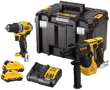 ZESTAW 12V DeWalt DCK2103L2T BRUSHLESS - 2 akumulatory 12V/3.0Ah