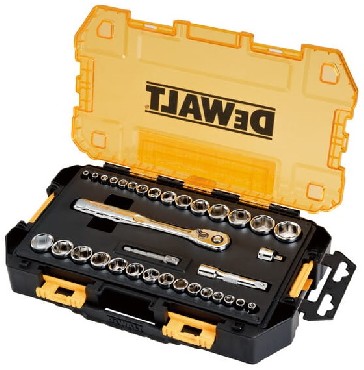 Zestaw nasadek DeWalt Zestaw nasadek 1/4 i 3/8 - 34 elementy