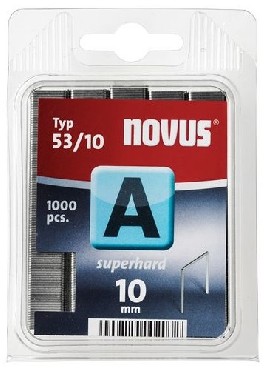 Zszywki Novus Zszywki typ A 53/10 super twarde - 1000 sztuk