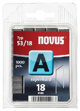 Zszywki Novus Zszywki typ A 53/18 super twarde - 1000 sztuk