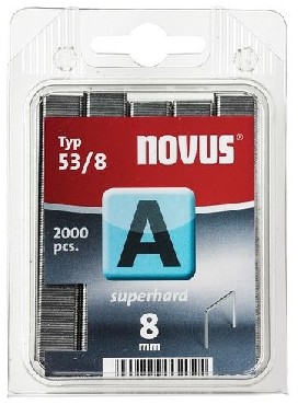 Zszywki Novus Zszywki typ A 53/8 super twarde - 2000 sztuk