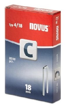 Zszywki Novus Zszywki typ C 4/18 - 2000 sztuk