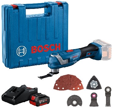 Akumulatorowe narzdzie wielofunkcyjne Bosch GOP 185-LI - 1 akumulator GBA 18V/4.0Ah