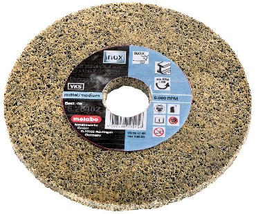 Tarcza cierna Metabo Tarcza z wkniny Unitized 125x6x22.23 mm rednia