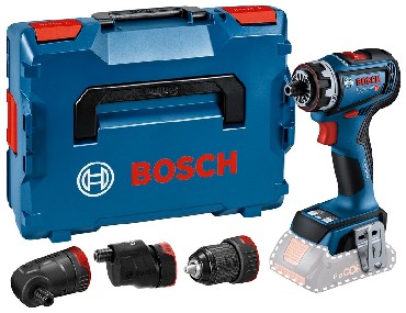 Akumulatorowa wiertarko-wkrtarka Bosch GSR 18V-90 FC + GFA 18-M/GFA 18-E/GFA 1 + L-BOXX (bez akumulatora i adowarki)