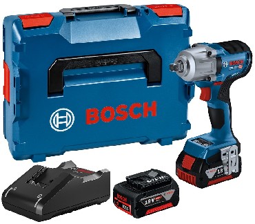Akumulatorowa zakrtarka udarowa Bosch GDS 18V-450 PC - 2 akumulatory ProCORE 18V/4.0Ah + L-BOXX