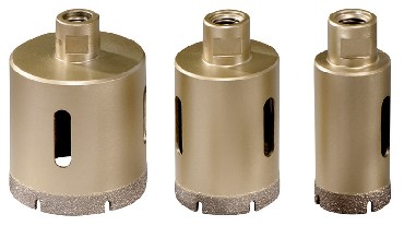 Diamentowa koronka wiertnicza Metabo Diamentowe wierta koronowe do glazury Dry M14 - 3 sztuki