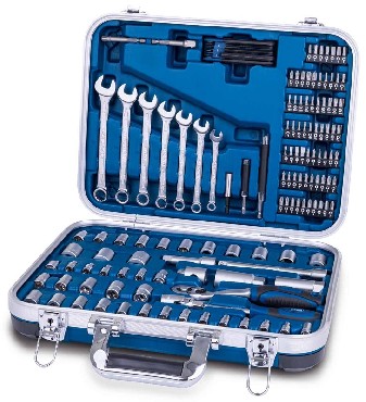 Zestaw mechaniczny Scheppach Zestaw kluczy TB170 w walizce - 135 sztuk