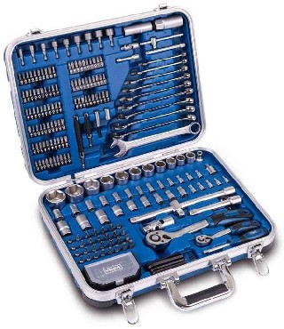 Zestaw mechaniczny Scheppach Zestaw kluczy TB235 w walizce - 233 sztuki