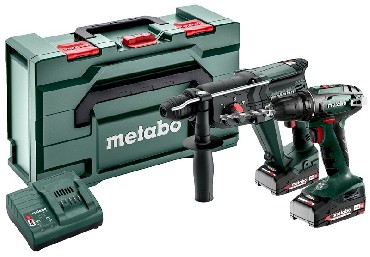 ZESTAW 18V Metabo Combo Set 2.3.2 18V - 2 akumulatory Li-Power 18V/2.0Ah + metaBOX