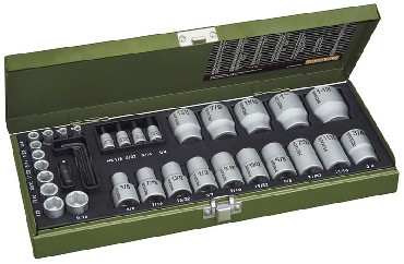 Zestaw nasadek Proxxon Zestaw nasadek 1/2 i 1/4 cala - 36 sztuk