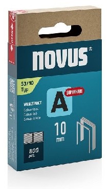 Zszywki Novus Zszywki typ A 53/10 super twarde - 1800 sztuk