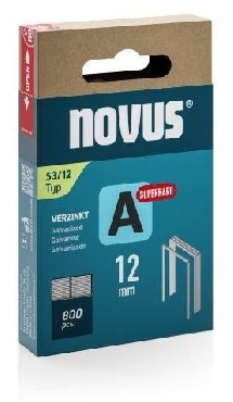 Zszywki Novus Zszywki typ A 53/12 super twarde - 800 sztuk