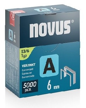 Zszywki Novus Zszywki typ A 53/6 - 5000 sztuk