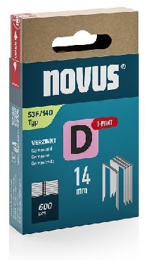 Zszywki Novus Zszywki typ D 53 F/14 D super stabilne - 600 sztuk