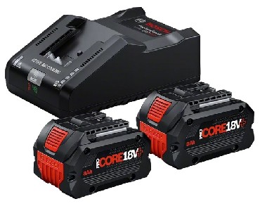 Zestaw startowy Bosch 2x ProCORE 18V+ 8.0 Ah + GAL 18V-160
