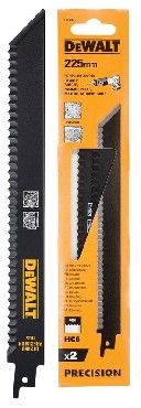 Brzeszczot DeWalt HCS PRECISION Materiay izolacyjne 225 mm 6TPI - 2 sztuki