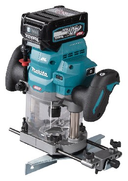 Akumulatorowa frezarka grnowrzecionowa Makita RP001GM201 BRUSHLESS XGT - 2 akumulatory 40Vmax/4.0Ah