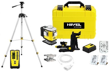 Laser krzyowy Nivel System CL5G Bluetooth + statyw SJJM1EX + czujnik RD800