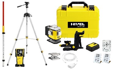Laser krzyowy Nivel System CL5R Bluetooth + statyw SJJM1EX + czujnik CLS5 + ata LS24