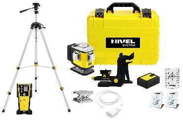 Laser krzyowy Nivel System CL5R Bluetooth + statyw SJJM1EX + czujnik CLS5