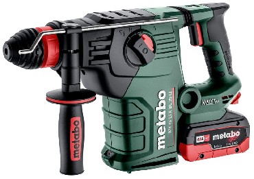 Akumulatorowy mot udarowo-obrotowy Metabo KH 18 LTX BL 35 Q - 2 akumulatory LiHD 18V/8.0Ah + metaBOX