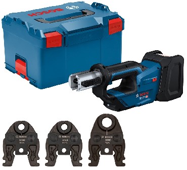 Zaciskarka akumulatorowa Bosch GPT 18V-19 - szczki TH16/20/26 + L-BOXX (bez akumulatora i adowarki)