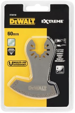 Osprzt do narzdzia wielofunkcyjnego DeWalt Brzeszczot diamentowy EXTREME 75x60 mm