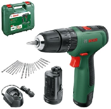 Akumulatorowa wiertarko-wkrtarka udarowa Bosch Easy Impact 1200 - 2 akumulatory 12V/1.5Ah