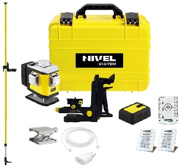 Laser krzyowy Nivel System CL5R Bluetooth + tyczka LP-36