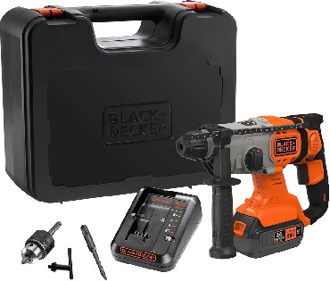 Akumulatorowa moto-wiertarka Black&Decker BCD900M1K - 1 akumulator 18V/4.0Ah