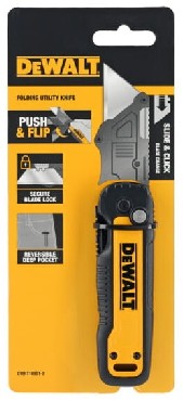 N DeWalt N skadany Push & Flip ze staym ostrzem