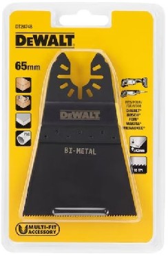 Osprzt do narzdzia wielofunkcyjnego DeWalt Brzeszczot BiM 65x43 mm